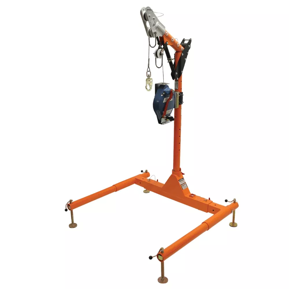 Confined Space Davit System, 12"–29" Offset, 5-Piece with SRL-R – 6050328R – FallTech
