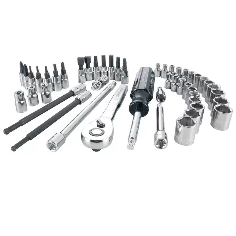 Craftsman 48‑piece 1/4" Drive Metric & Sae 6‑point Alloy Steel Socket Set