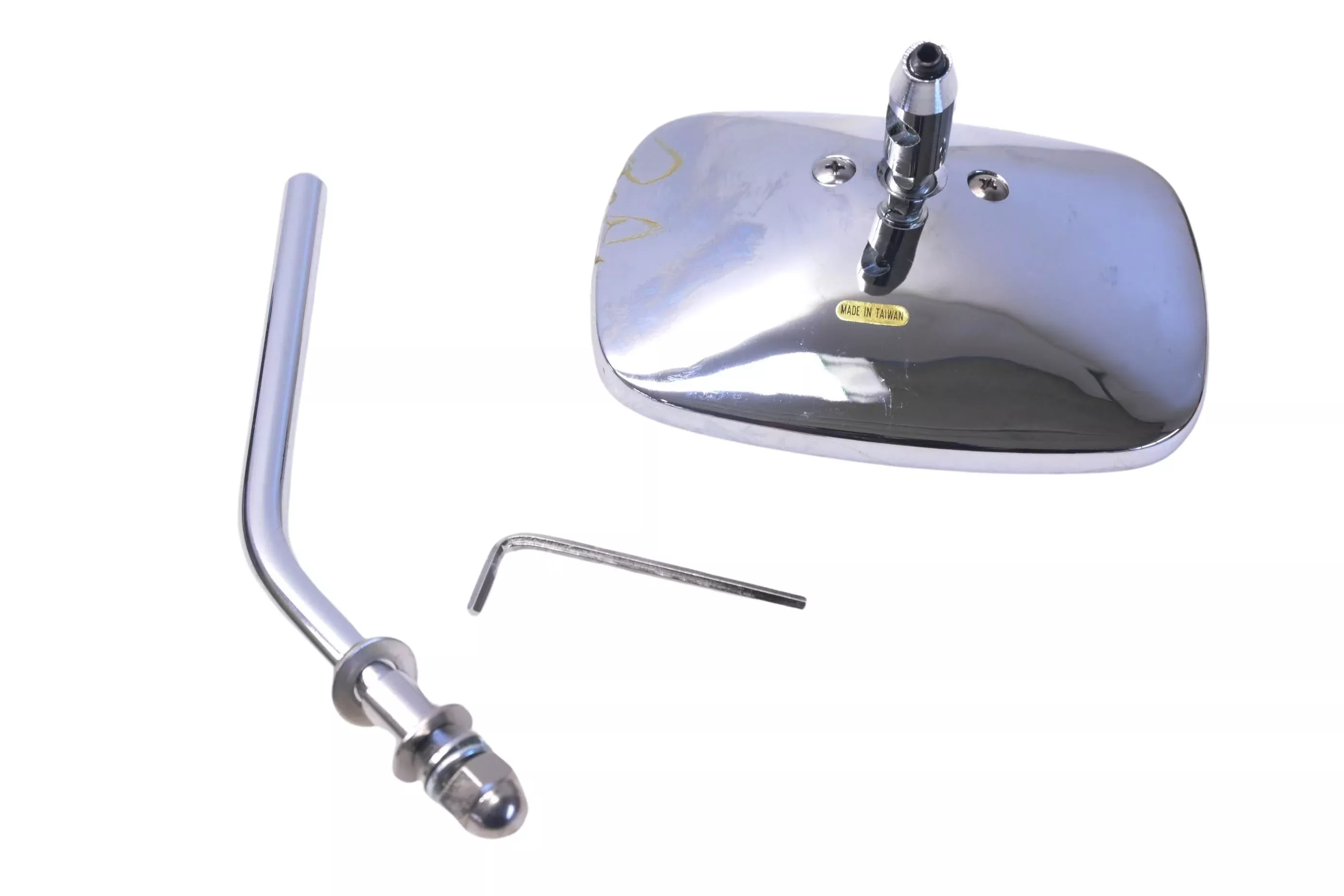 Custom Chrome 12-356 Chrome Die-Cast Mirror Kit NOS