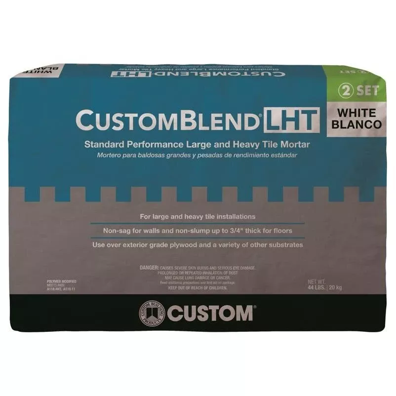 Customblend Lht Premium White Mortar – 44 Lb Bag