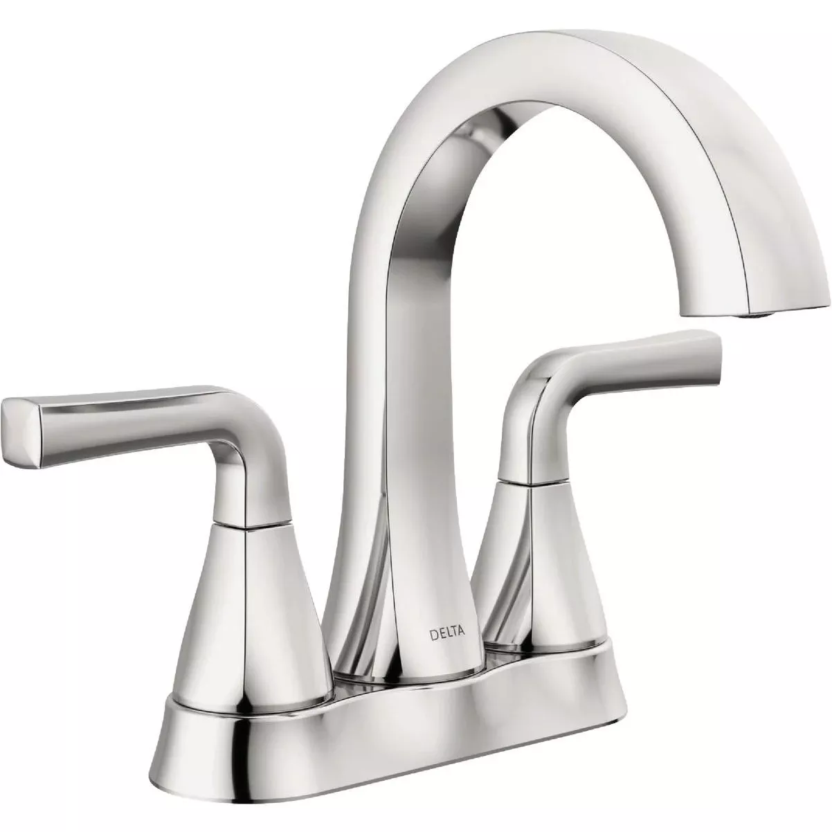Delta Dallace Chrome Two‑handle Centerset Bathroom Faucet – Water‑saving Modern Design