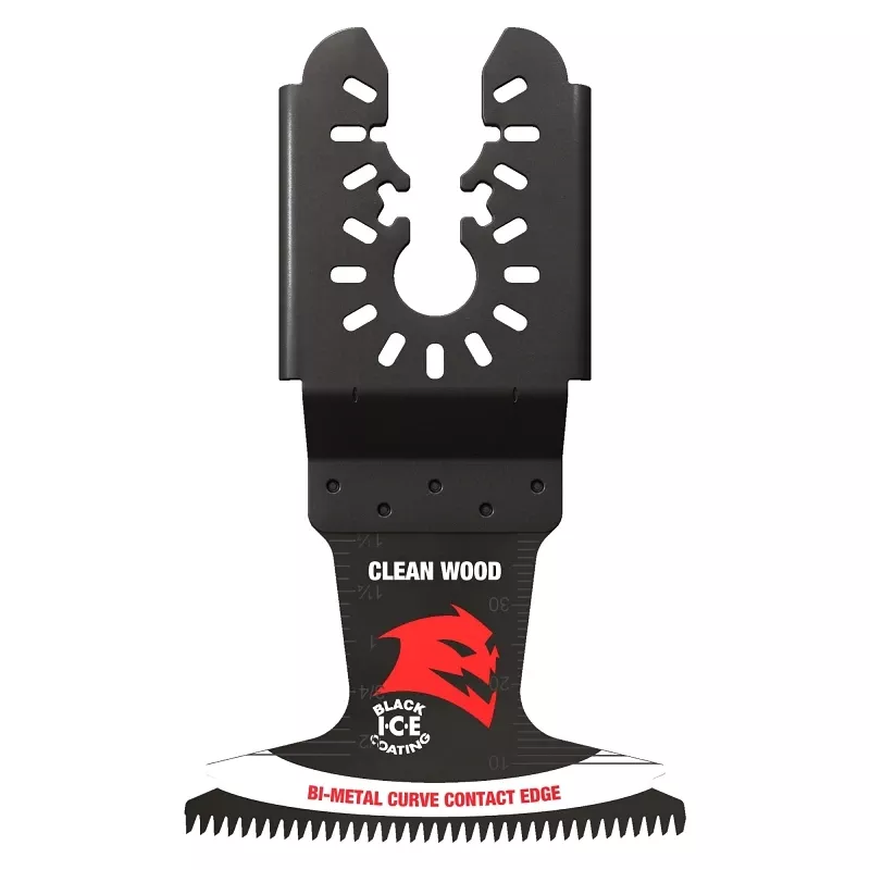 Diablo 2-1/2 In. W Bi-metal Curved Contact Edge Oscillating Blade Clean Wood 1 Pk