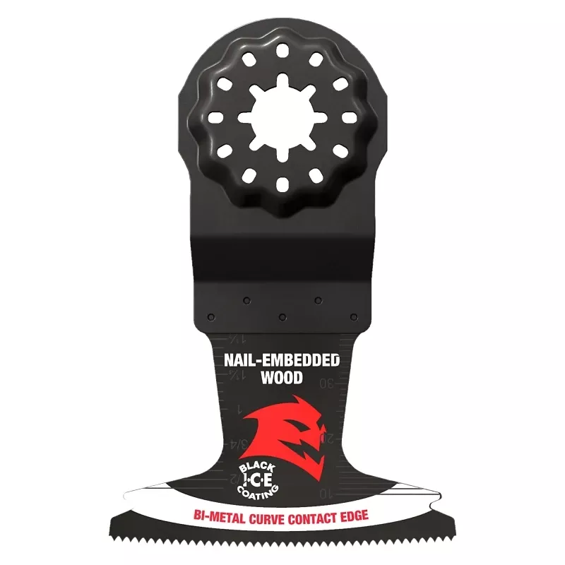 Diablo Starlock 2-1/2 In. W Bi-metal Curved Contact Edge Oscillating Blade Nail-embedded Wood 1 Pk