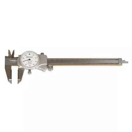 Dial Caliper,6In,0.100/Rev,Carbide