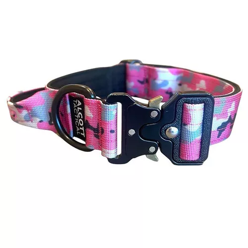 Dog Collar- X Large- Adjusts 26" To 32" - Pink- Alcott Tactical