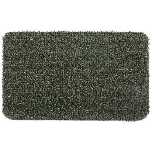 Door Mat- 18" x 30"- Recycled Rubber- Evergreen Color