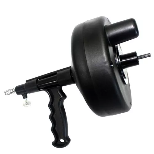 Drain Auger Drum 15' With Drill Attachment