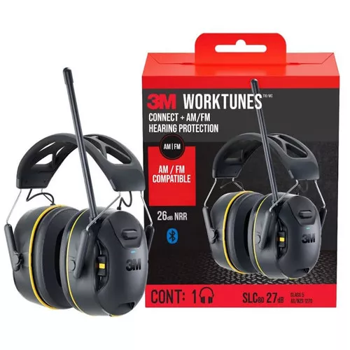 Earmuff- 27 dB Protection- AM/FM + Bluetooth