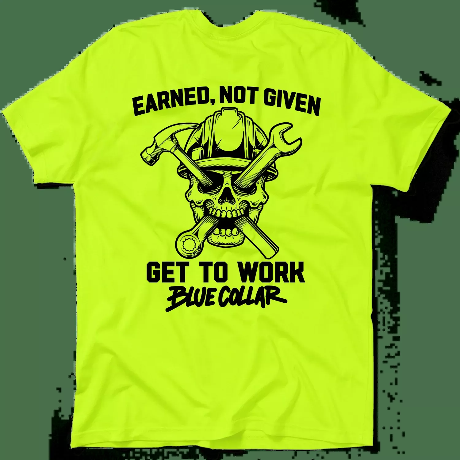 Earned Not Given – Safety Yellow T-Shirt