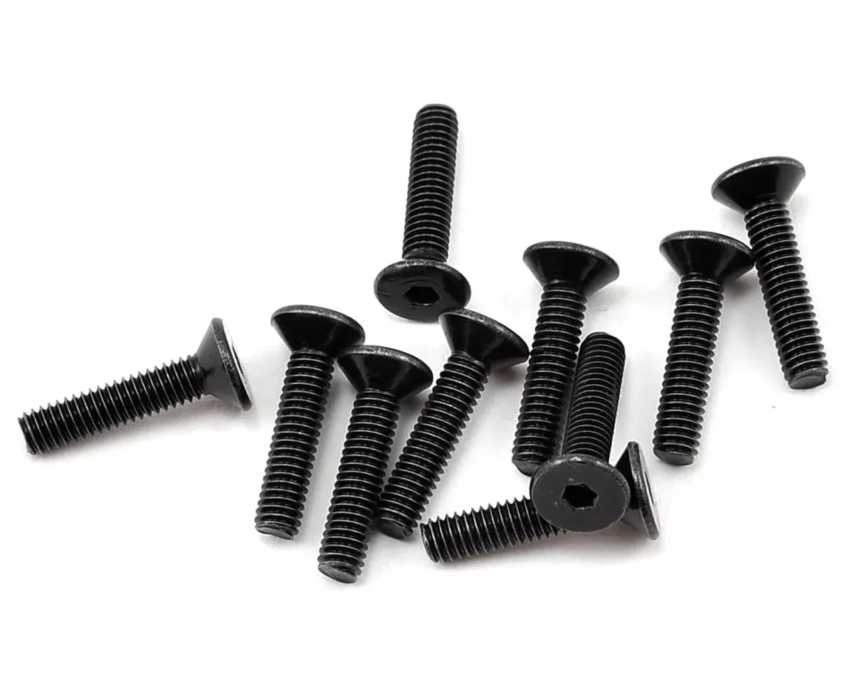 Flat Head Screws 2.5x12mm (10) (LOS235010)