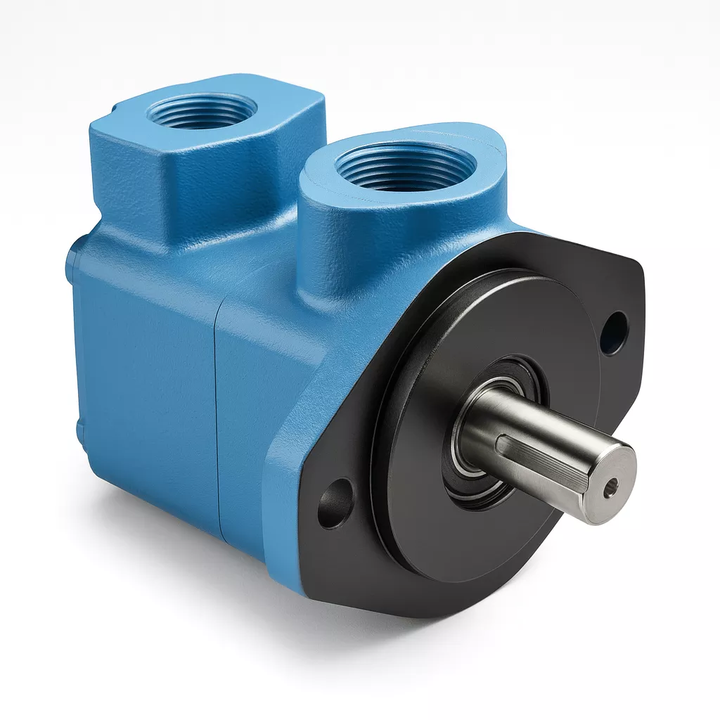 Fluidyne V10 V101S4S38B20R Vane Pump | Vickers V10 Replacement 0.7 GPM | 2500 PSI | SAE ‘A’ 2-Bolt | 3/4″ Keyed Shaft