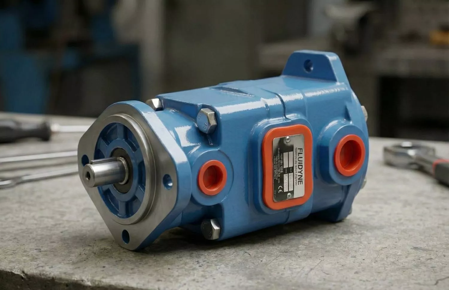 Fluidyne V20F WF8201765 Vane Pump | Replacement for Vickers/Eaton V20F1P7P15B6H22R 7 GPM | 3 PSI | G1/2″ BSPP Straight Thread | 3/4″ Keyed Shaft