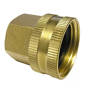 Garden Hose- Adapter- Female x 3/4" FPT- Brass