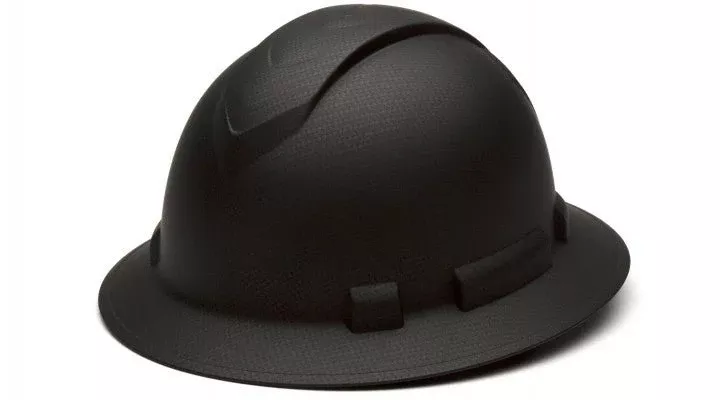 Graphite Pattern Full Brim Style 4-PointStandard Ratchet Hard Hat – Box of 12