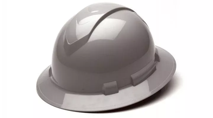 Gray Full Brim Style 4-Point Standard Ratchet – Case of 12