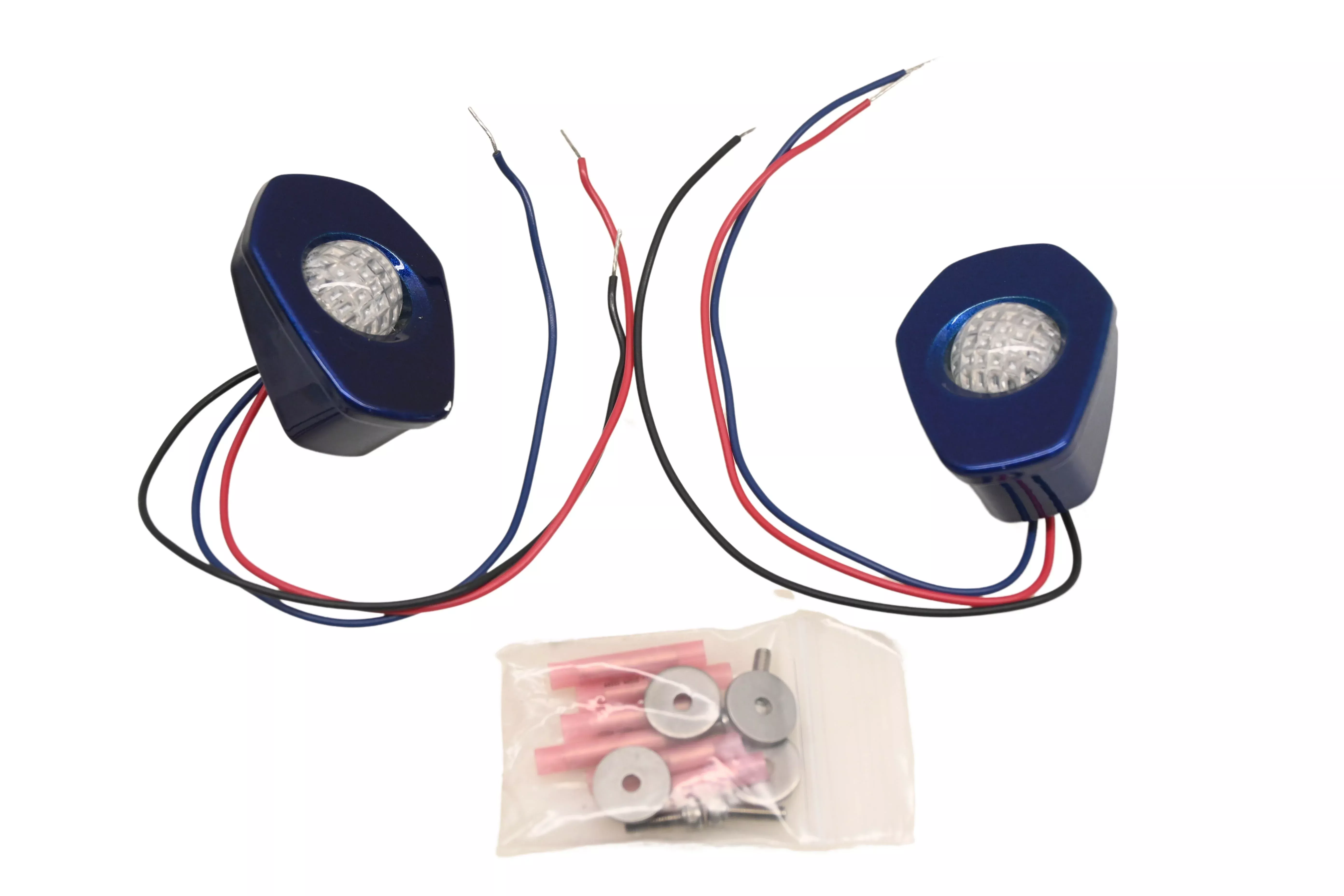 Gregg's Customs 638067 Blue LED Flush Mount Signal Kit NOS