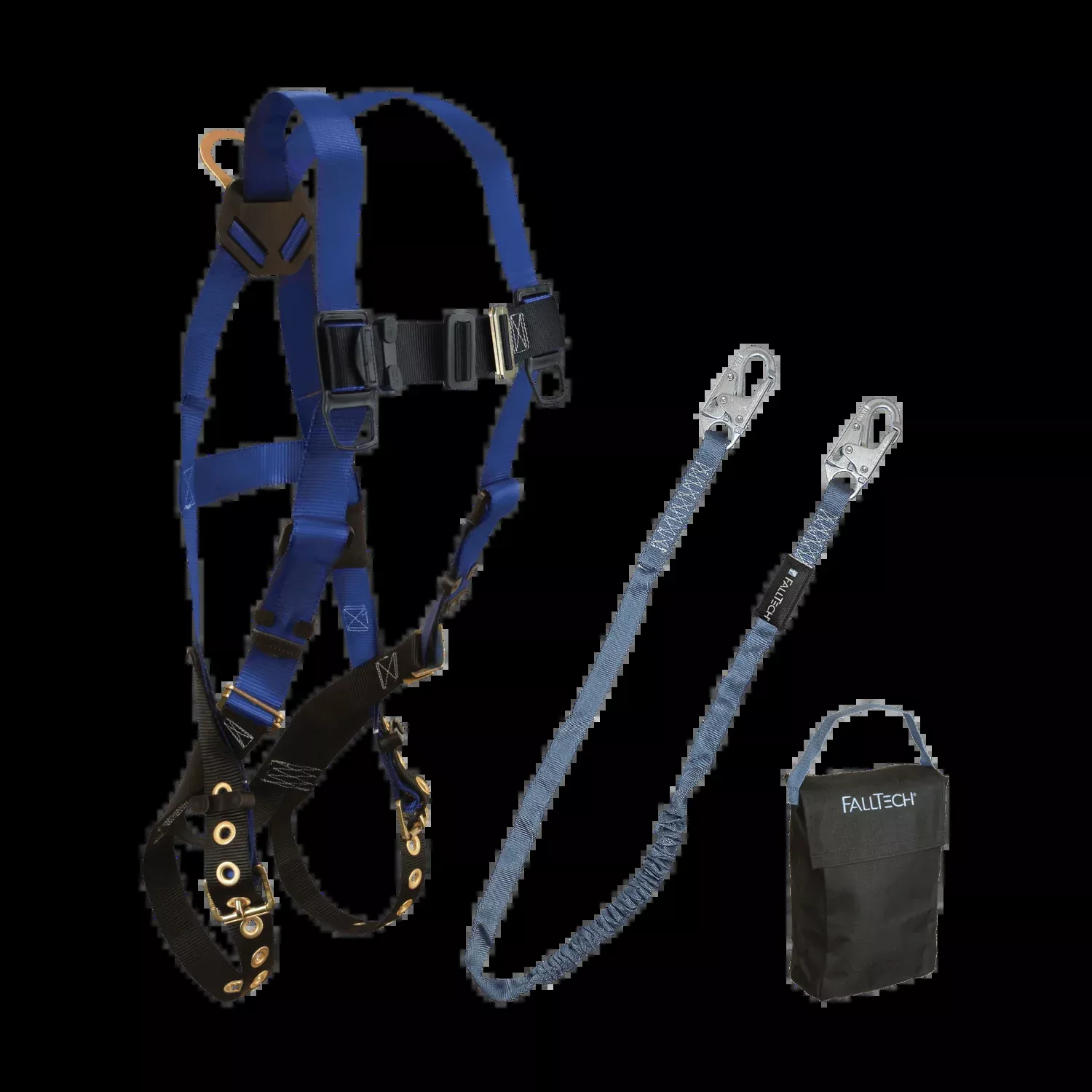 Harness and Lanyard 3-pc Kit with Small Storage Bag – 9001HS – FallTech
