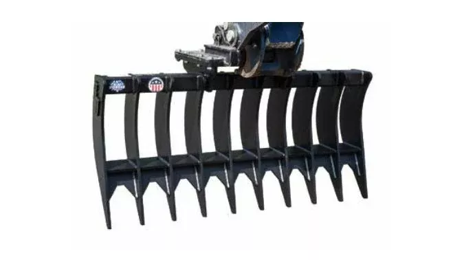 Heavy Duty Excavator Rake