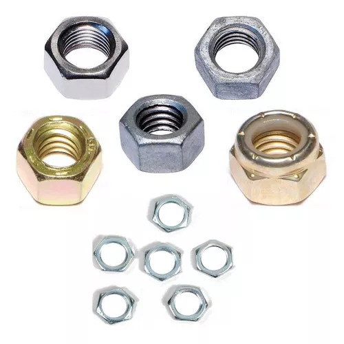 Hex Nut- Galvanized- 5/16-18- 100 Pack
