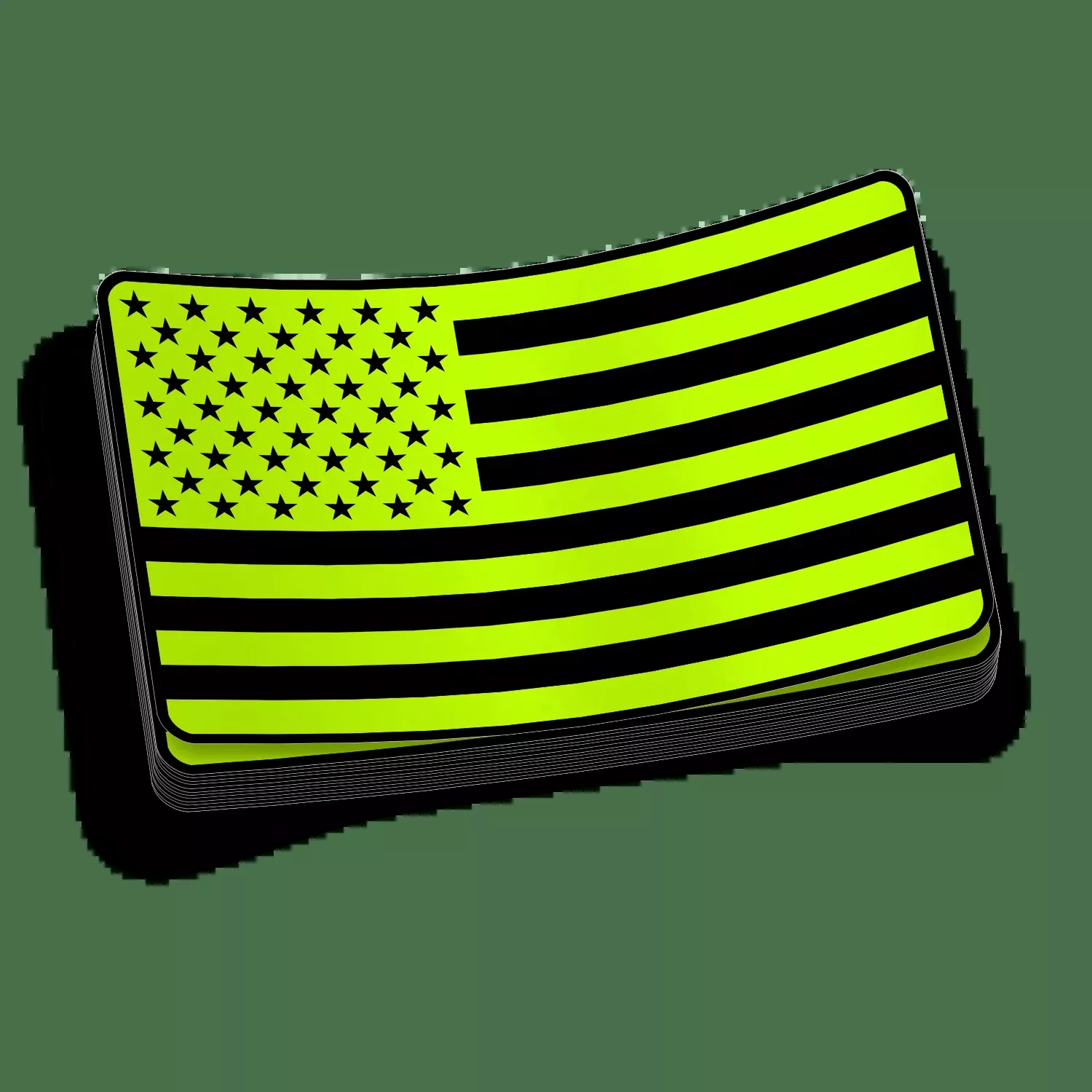 Hi Vis Flag – Hard Hat Decal