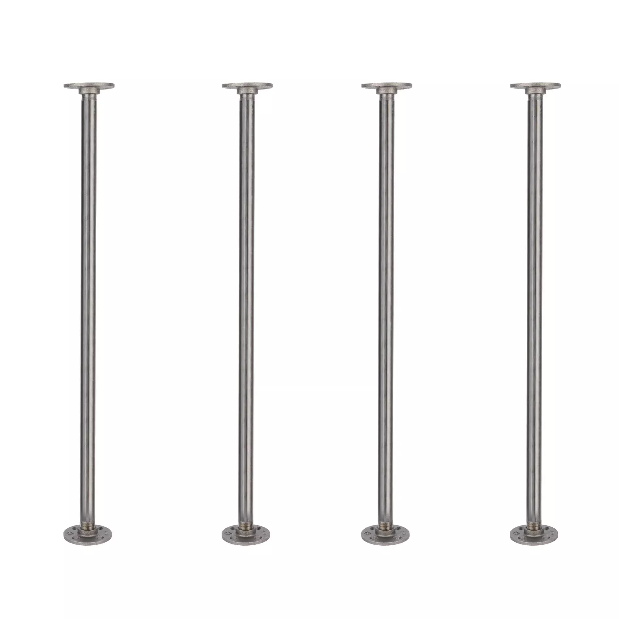 ¾ in. x 30 in. Round Flange Pipe Table Legs - 4 Pack