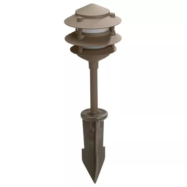 LED Aluminum Textured Bronze Landscape Path Light 86702