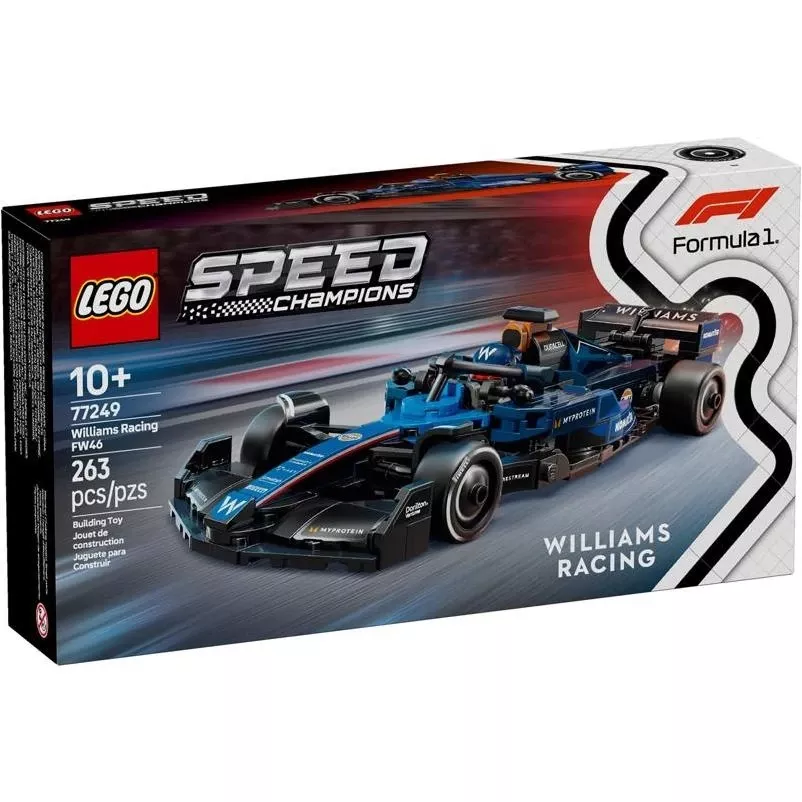 Lego Speed Champions William Racing Fw46 – 263‑piece Buildable Race Car