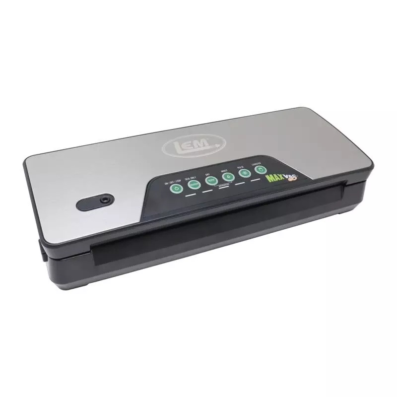 Lem Maxvacgo Black/silver Food Vacuum Sealer With Bag Cutter