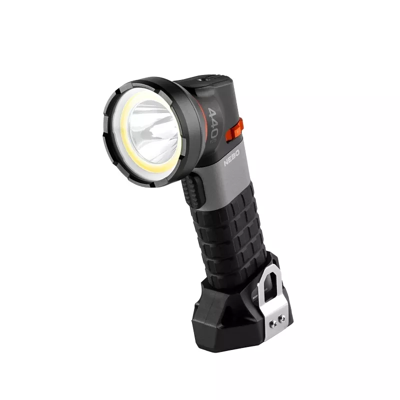 Luxtreme Sl25r Rechargeable Cob Spot/flood Flashlight, 1/4 Mile Range, 500 Lumens