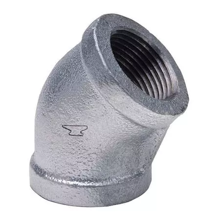 MalleableIron,45Elbow,2"NPTx2"NPT