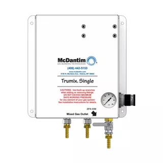 McDantim Trumix TM1 Gas Blender - 25/75 Nitrogen-CO2 Mix