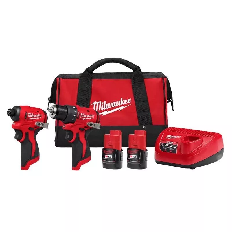 Milwaukee M12 Brushless 2‑tool Cordless Combo Kit