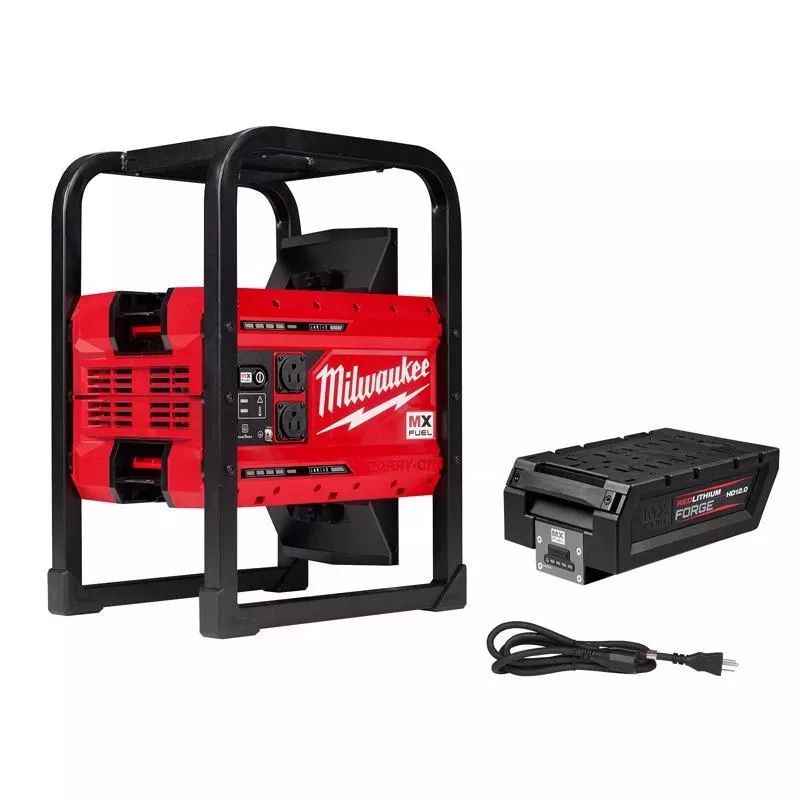 Milwaukee Mx Fuel Carry-on Lithium-ion 3600w/1800w Power Supply With Battery