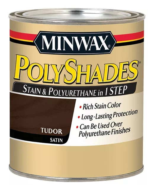 Minwax- PolyShades- Tudor- Satin- 1/2 Pint