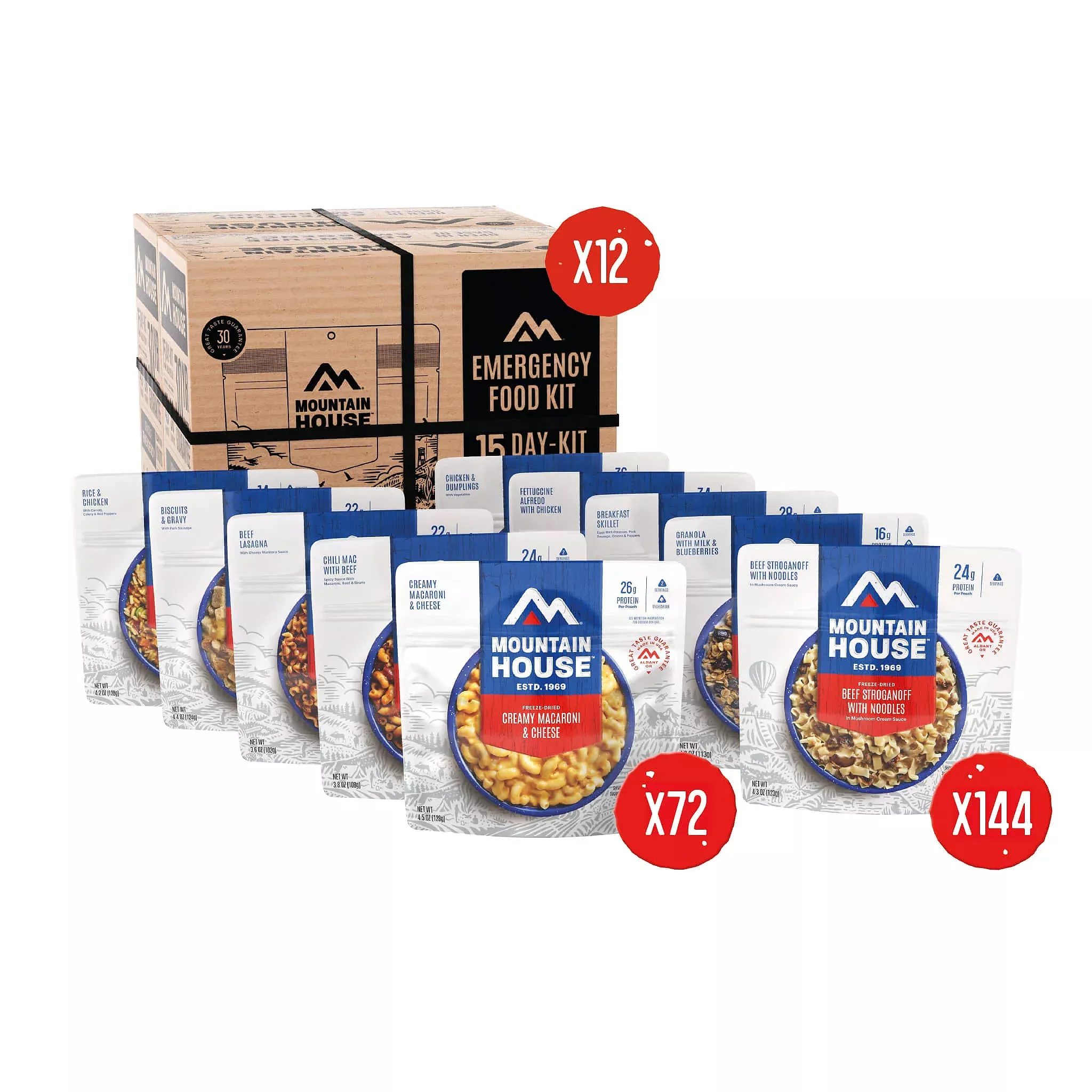 Mountain House 1-Year Emergency Food Supply