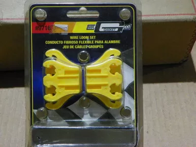 Mr Gasket #9716 Wire Loom Sets Yellow Chrome 7-9 mm Spark Plug Wire Set of 6