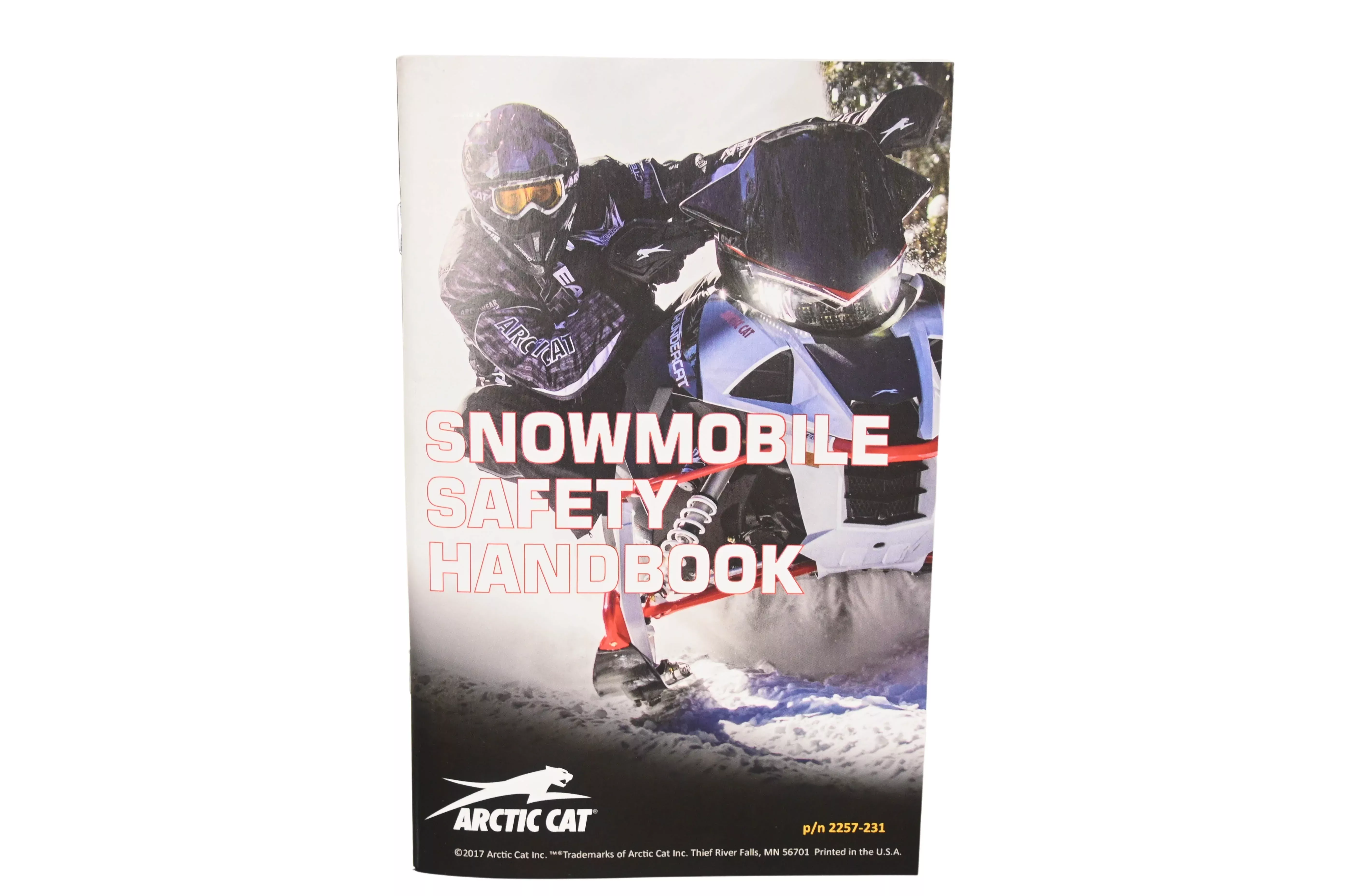 New OEM Arctic Cat 2257-231 2017 Snowmobile Safety Handbook NOS