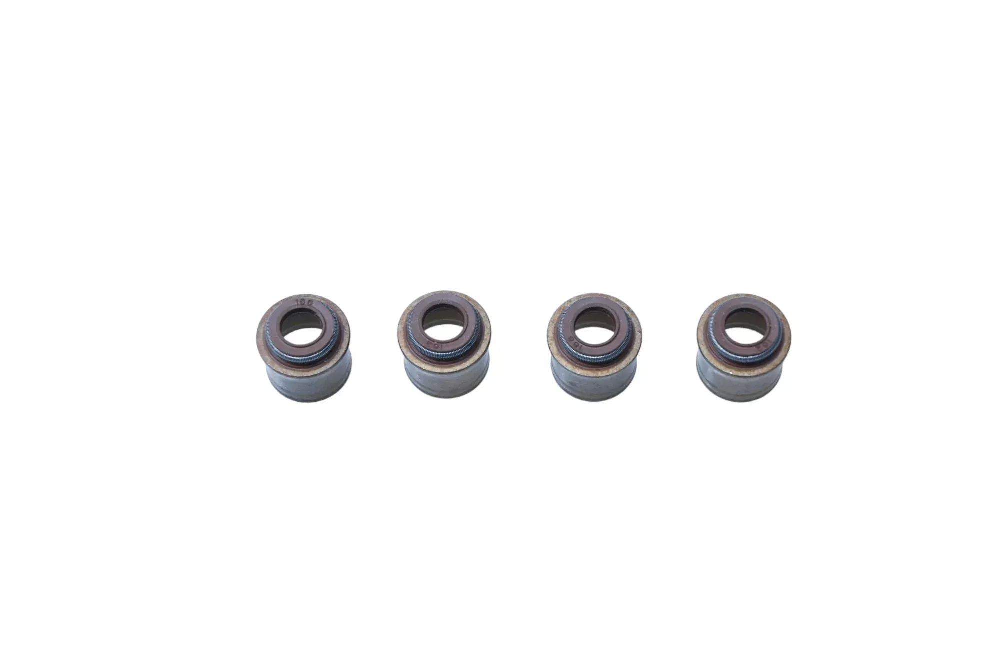 New OEM Ford E7GZ-6571-A Engine Valve Stem Seals Qty 4 NOS