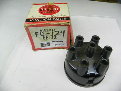 Niehoff FD-124 Distributor Cap 1948-1977 Ford Edsel Mercury Divco NORS
