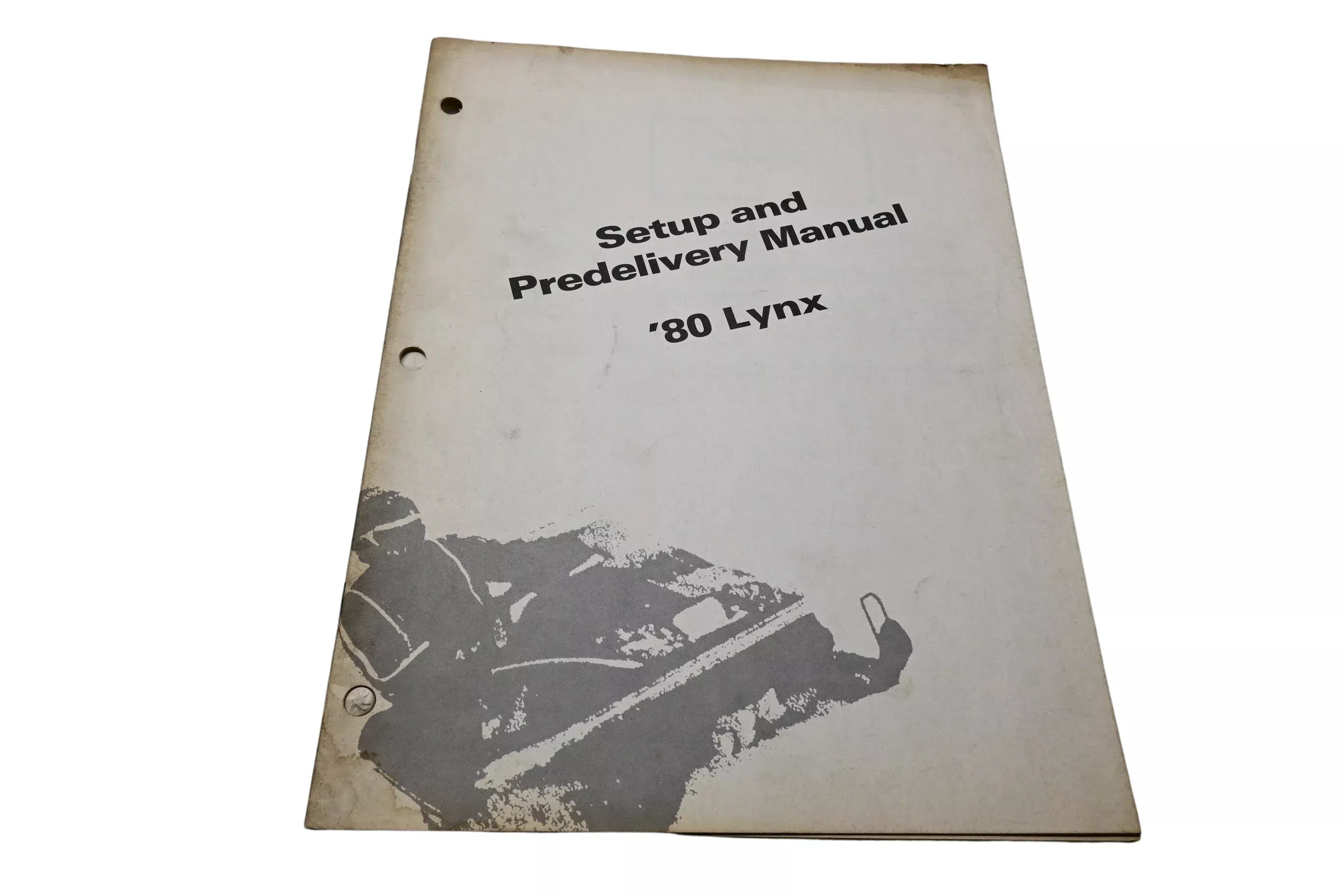 OEM Arctic Cat 0185-162 Setup & Predelivery Manual '80 Lynx