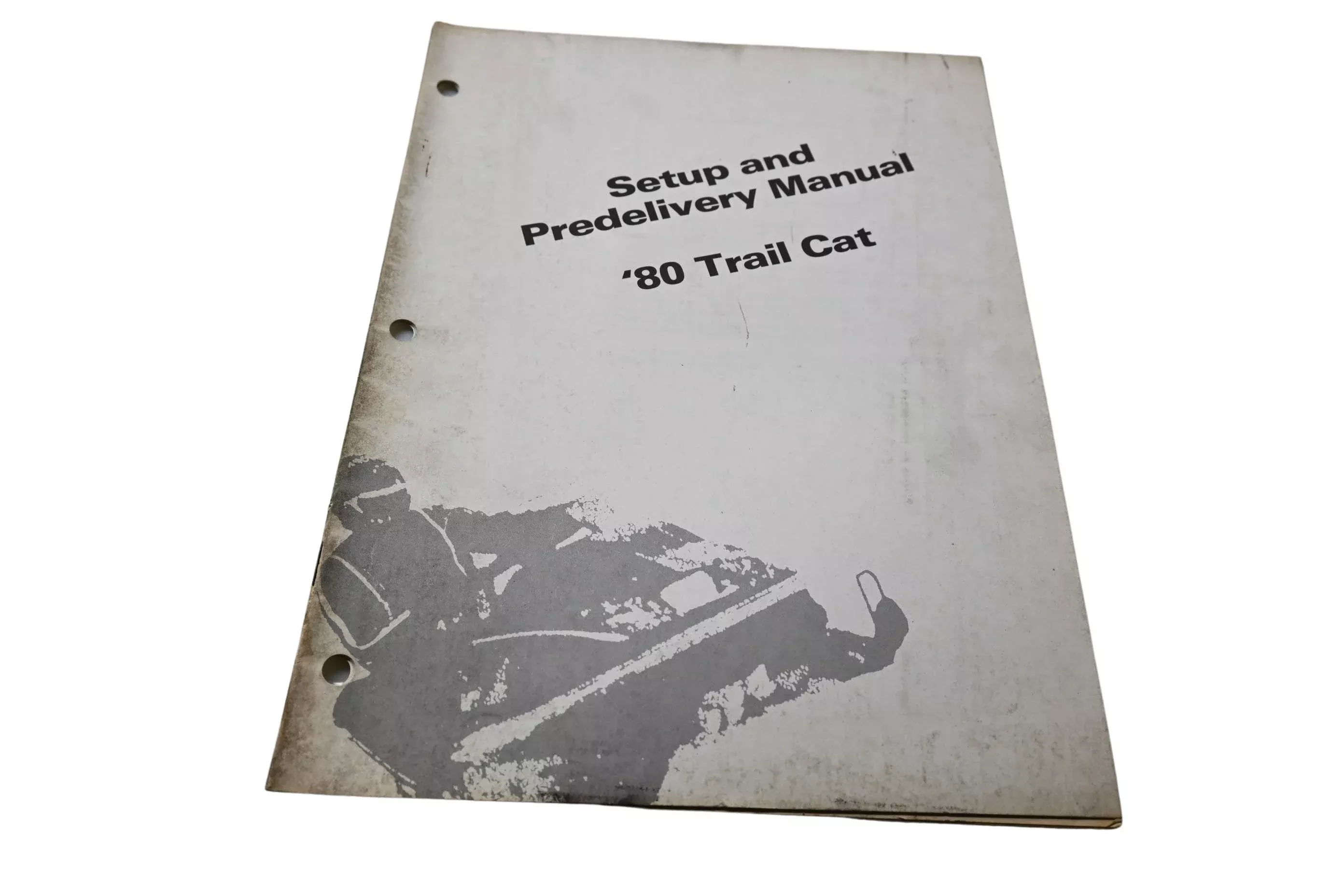 OEM Arctic Cat 0185-163 Setup & Predelivery Manual '80 Trail Cat