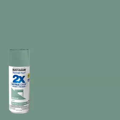 Painter's Touch 2x Ultra Cover Satin Spray Paint, Eucalyptus, 12-oz.