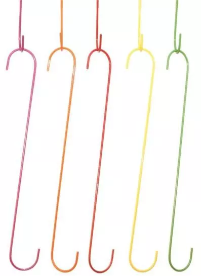 Plant S Hook- 18"- Orange