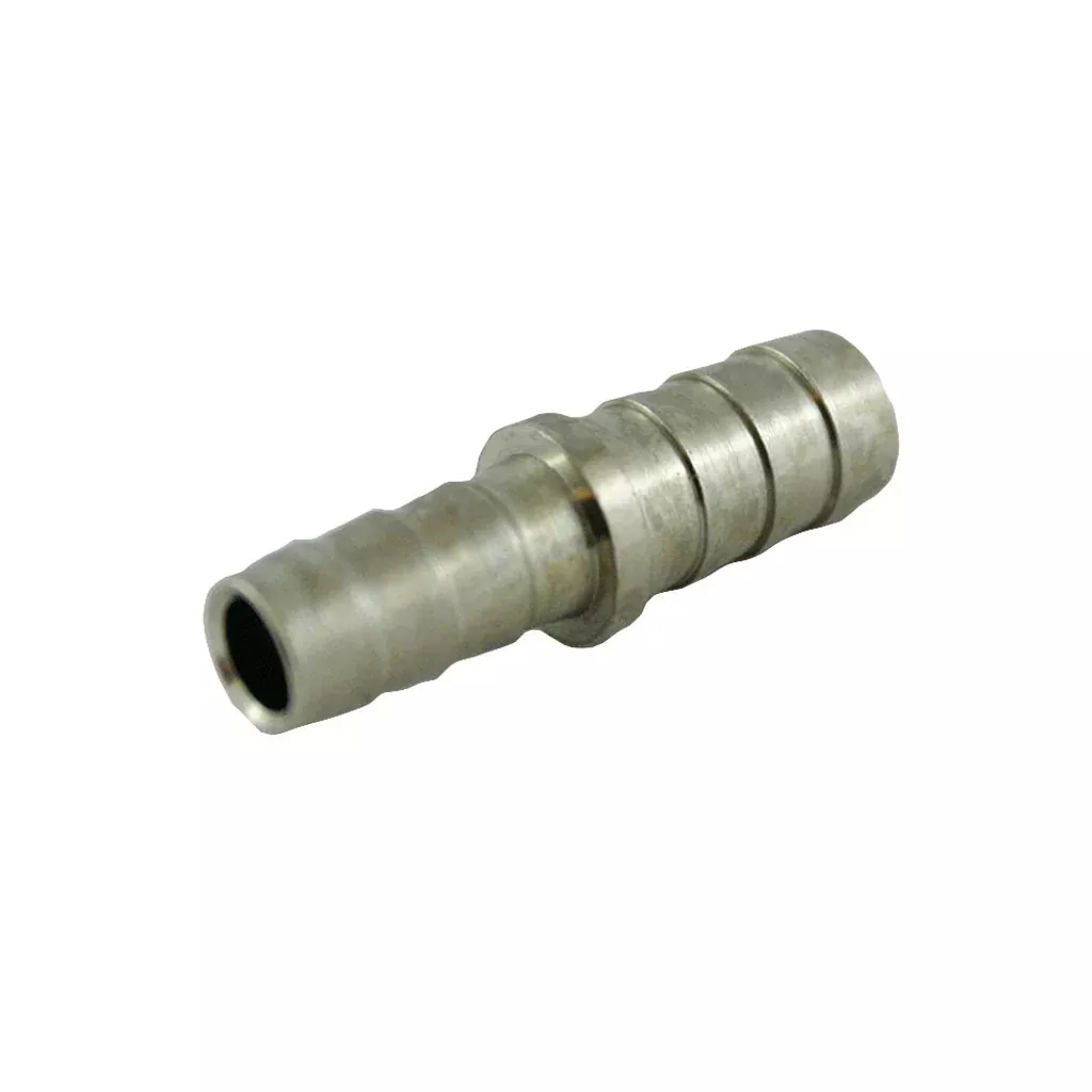 Plated Brass Reducing Splicer - 1/4" Barb x 5/16" Barb