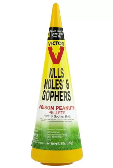 Poison Peanuts Pellets- For Moles & Goffers- 6 Oz