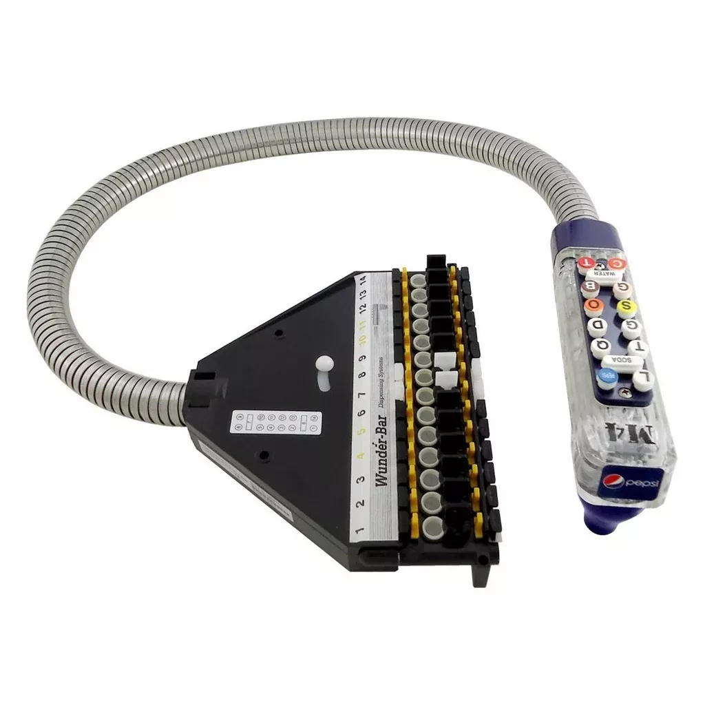 Post-Mix Bar Gun - Wunder-Bar Mark 4 M414660BSM3, 14-Button, 36" Hose, Blue