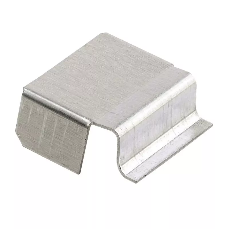 Prime-line 5/8 Inch Aluminum Spreader Bar Clip 6-piece Mill Finish