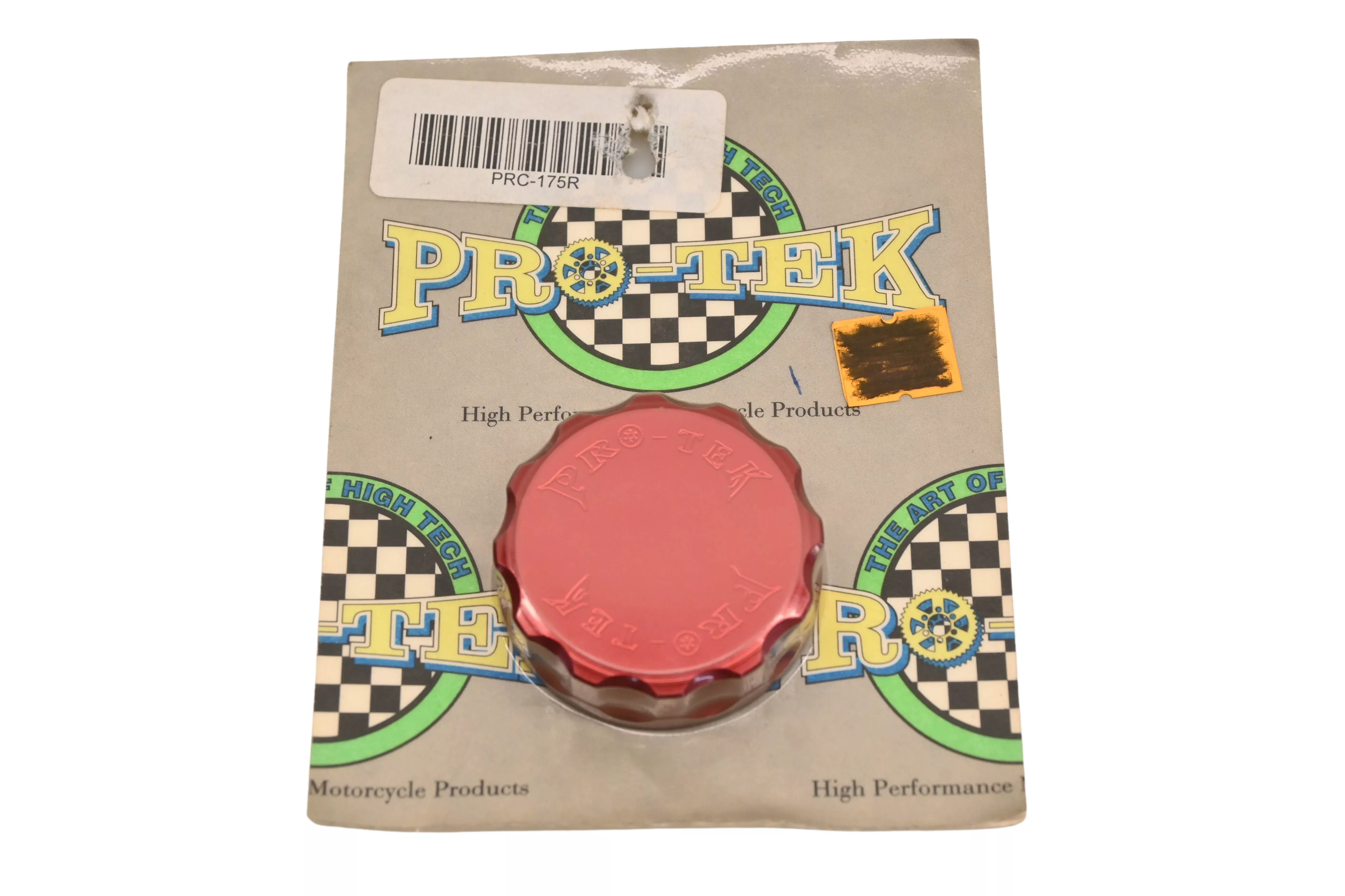 Pro-Tek PRC-175R Red Rear Brake Reservoir Cap NOS