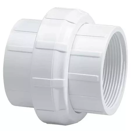 PVC Union, FNPT x FNPT, 3/4 in Pipe Size