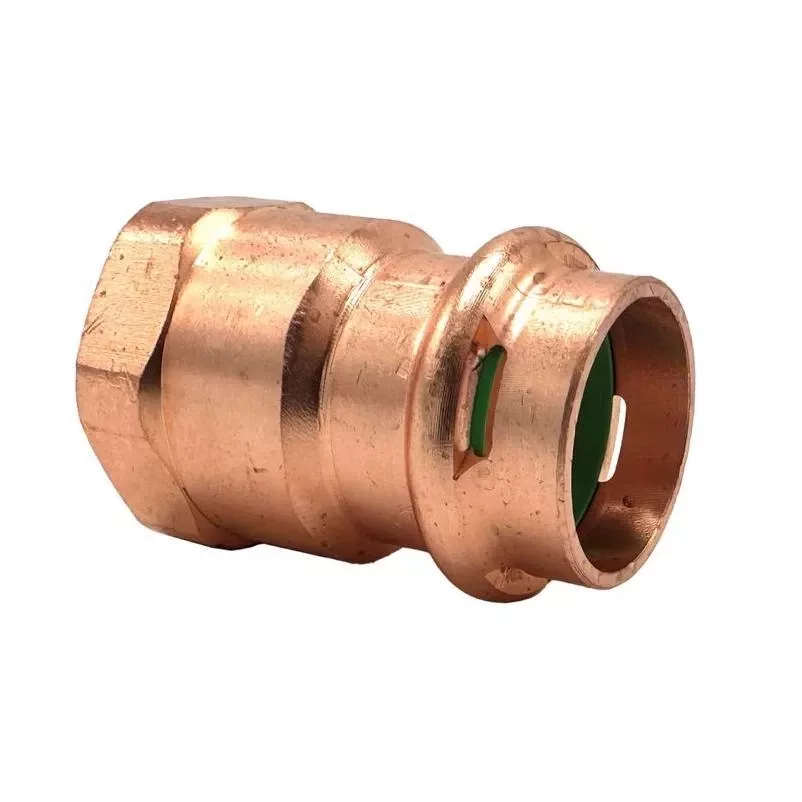 Quickfitting 3/4" Copper Press‑to‑fnpt Adapter – Underground Rated